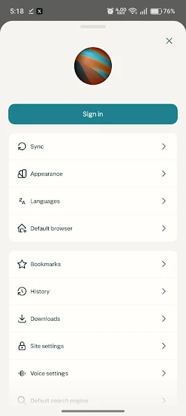 Comet AI Browser download page